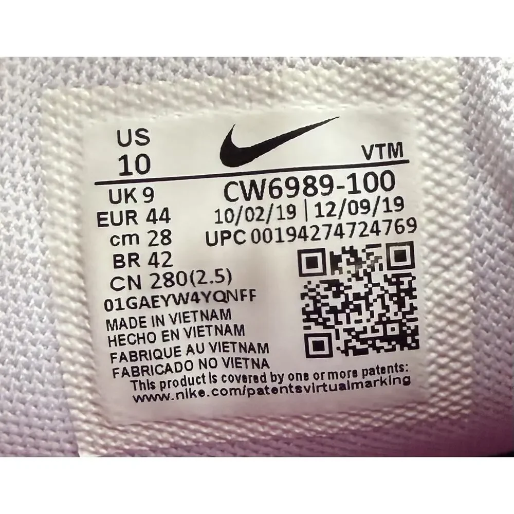 Nike Air Max 270 Men's Size 10 Running Shoes Multicolor CW6989-100